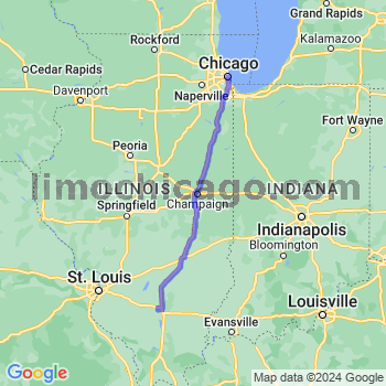Travel from Woodlawn to Chicago Loop Limousine service to Chicago Loop