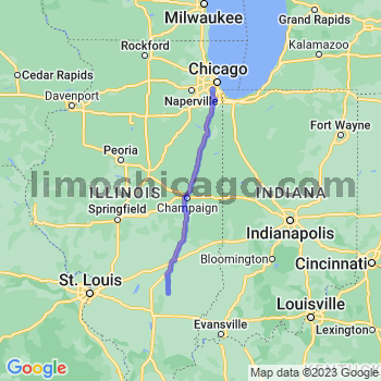 Travel from Xenia to Midway airport Limousine service to Midway airport (MDW)