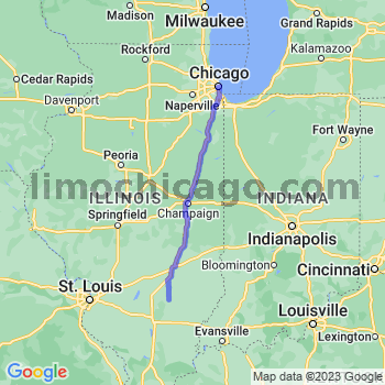 Travel from Xenia to Chicago Loop Limousine service to Chicago Loop