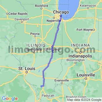 Travel from Cambria to Chicago Loop Limousine service to Chicago Loop