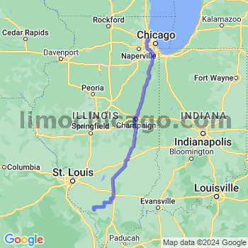 Travel from Campbell Hill to O'Hare airport Limousine service to O'Hare airport (ORD)