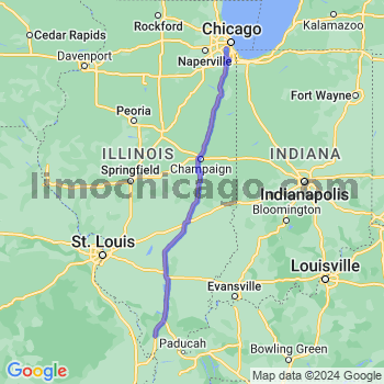 Travel from Dongola to Midway airport Limousine service to Midway airport (MDW)