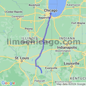 Travel from Eldorado to Chicago Loop Limousine service to Chicago Loop