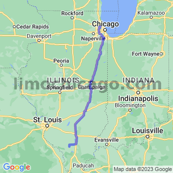 Travel from Elkville to O'Hare airport Limousine service to O'Hare airport (ORD)
