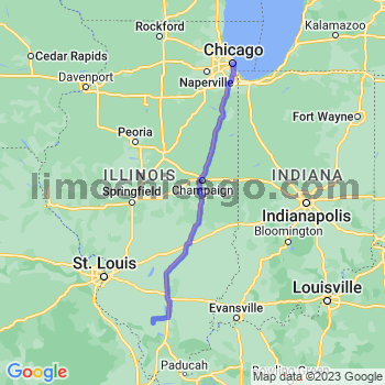 Travel from Elkville to Chicago Loop Limousine service to Chicago Loop