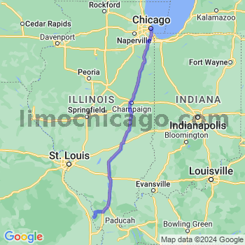 Travel from Mc Clure to Chicago Loop Limousine service to Chicago Loop