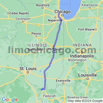 Travel from Makanda to O'Hare airport Limousine service to O'Hare airport (ORD)