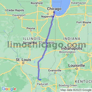Travel from Ozark to Chicago Loop Limousine service to Chicago Loop
