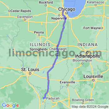 Travel from Tamms to O'Hare airport Limousine service to O'Hare airport (ORD)