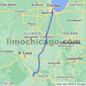 Travel from Thebes to Midway airport Limousine service to Midway airport (MDW)