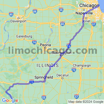 Limousine service to Chicago Loop