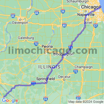 Limousine service to Chicago Loop