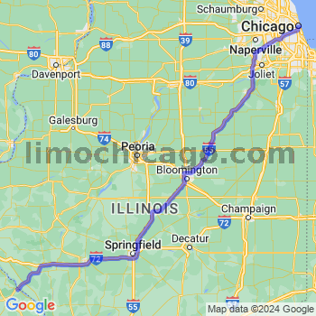Limousine service to Chicago Loop