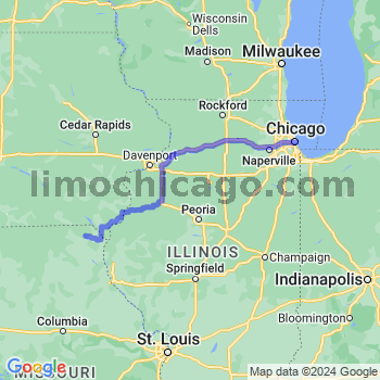 Limousine service to Chicago Loop