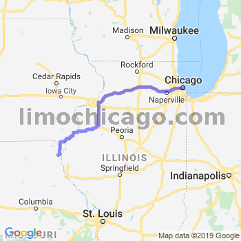 Limousine service to Chicago Loop