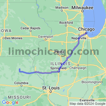Limousine service to Chicago Loop