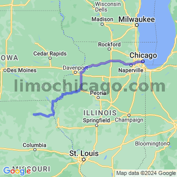 Limousine service to Chicago Loop