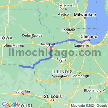 Limousine service to Chicago Loop