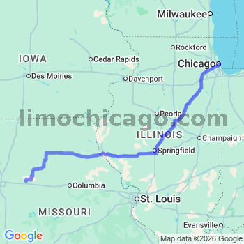 Limousine service to Chicago Loop