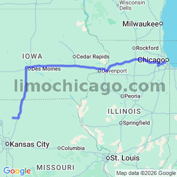 Limousine service to Midway airport (MDW)