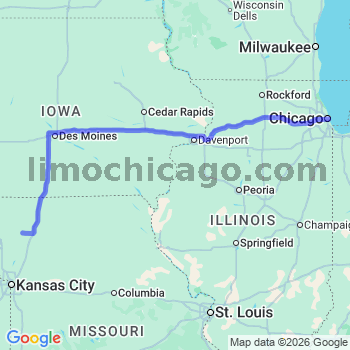Limousine service to Chicago Loop