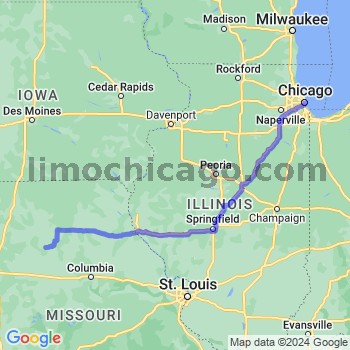 Limousine service to Chicago Loop