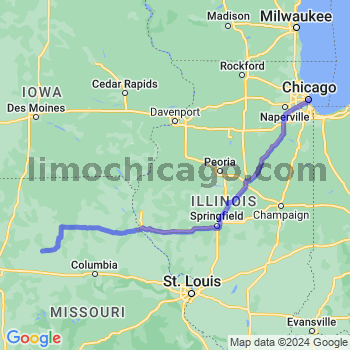 Limousine service to Chicago Loop