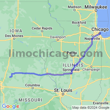 Limousine service to Chicago Loop