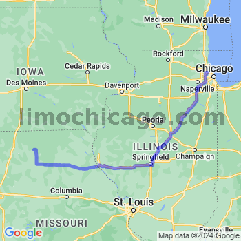 Limousine service to O'Hare airport (ORD)