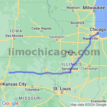 Limousine service to Chicago Loop