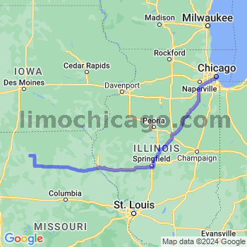 Limousine service to Chicago Loop