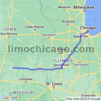 Limousine service to Chicago Loop