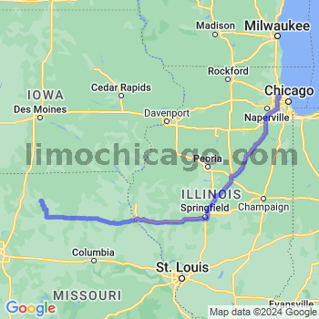 Limousine service to O'Hare airport (ORD)