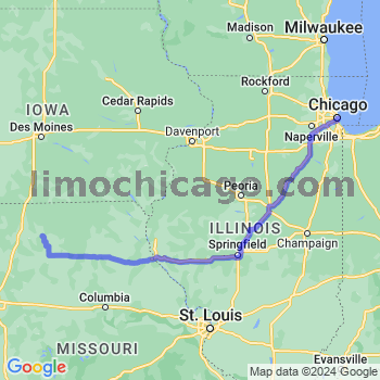 Limousine service to Chicago Loop