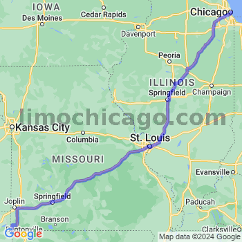 Limousine service to Chicago Loop