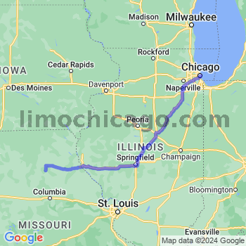 Limousine service to Chicago Loop