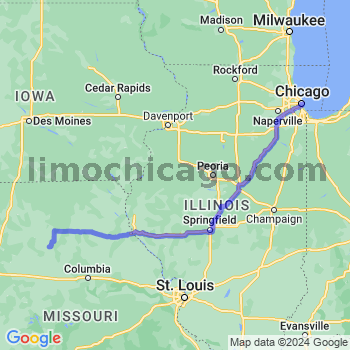 Limousine service to Chicago Loop