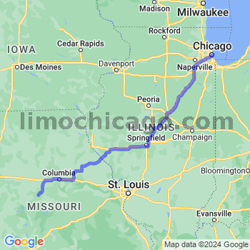 Limousine service to Chicago Loop