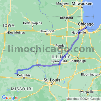 Limousine service to Chicago Loop