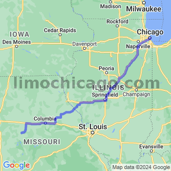Limousine service to Chicago Loop