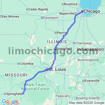 Limousine service to Chicago Loop