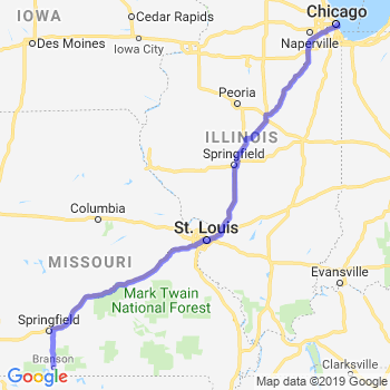 Travel from Branson to Chicago Loop Limousine service to Chicago Loop