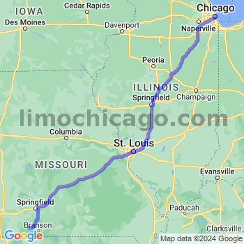 Limousine service to Chicago Loop